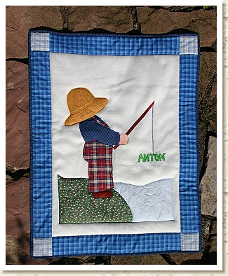 Krabbeldecke mit Name